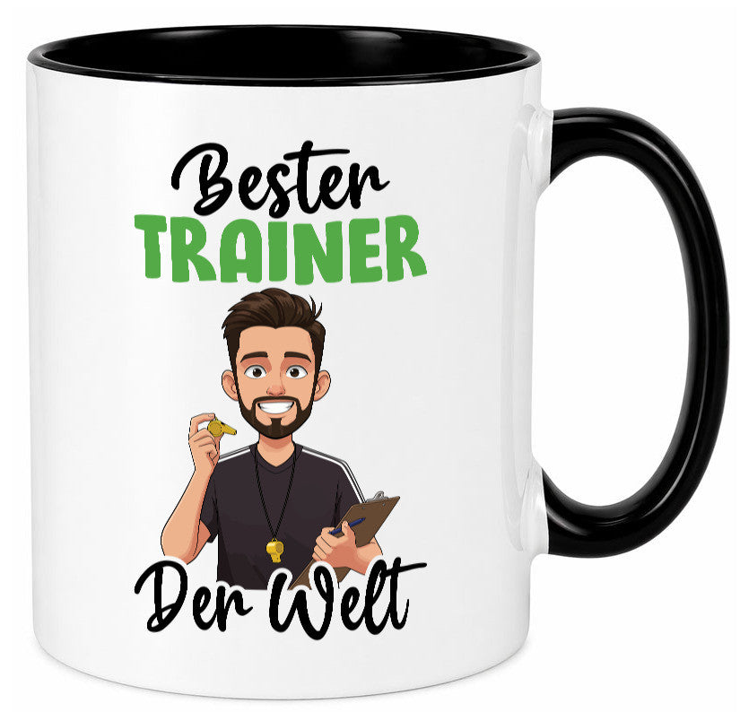 Bester Trainer | Verein Sport v2 Humor Geschenkidee Tasse