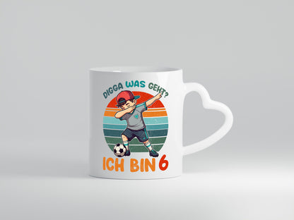 6. Geburtstag | 6 Jahre digga ich bin Dabbing lustig Geschenkidee Geschenk Tasse