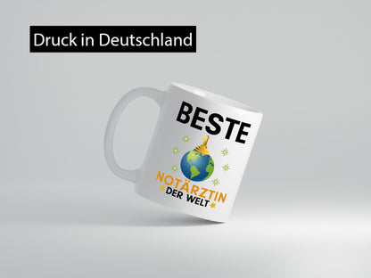 Welt Beste Notärztin | Ärztin lustig Humor Geschenkidee Geschenk Tasse