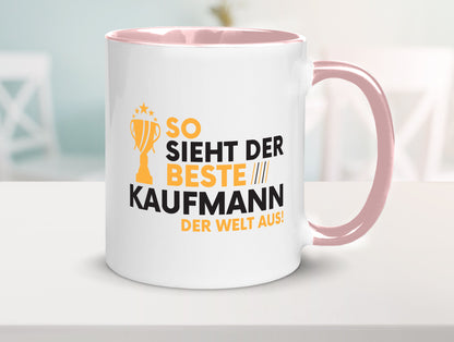 Der Weltbeste Kaufmann Kaufmänner lustig Humor Geschenkidee Geschenk Tasse