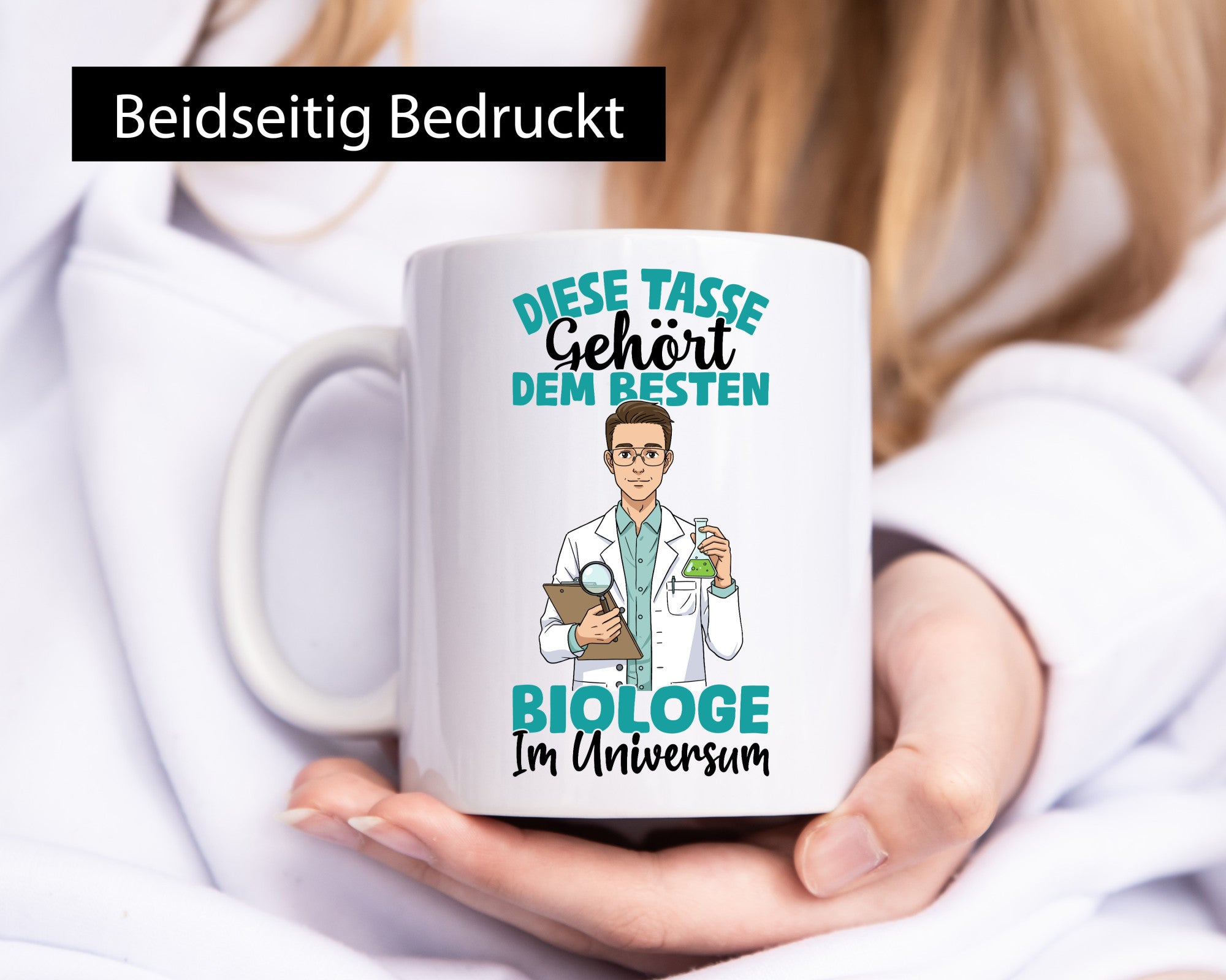 Im Universum: Biologe | Biologie Naturforscher Humor Geschenkidee Tasse