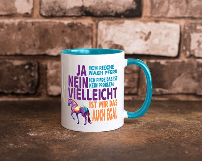 Ja ich Rieche nach Pferd | Reiten Pferdestall lustiger Spruch Geschenk Humor