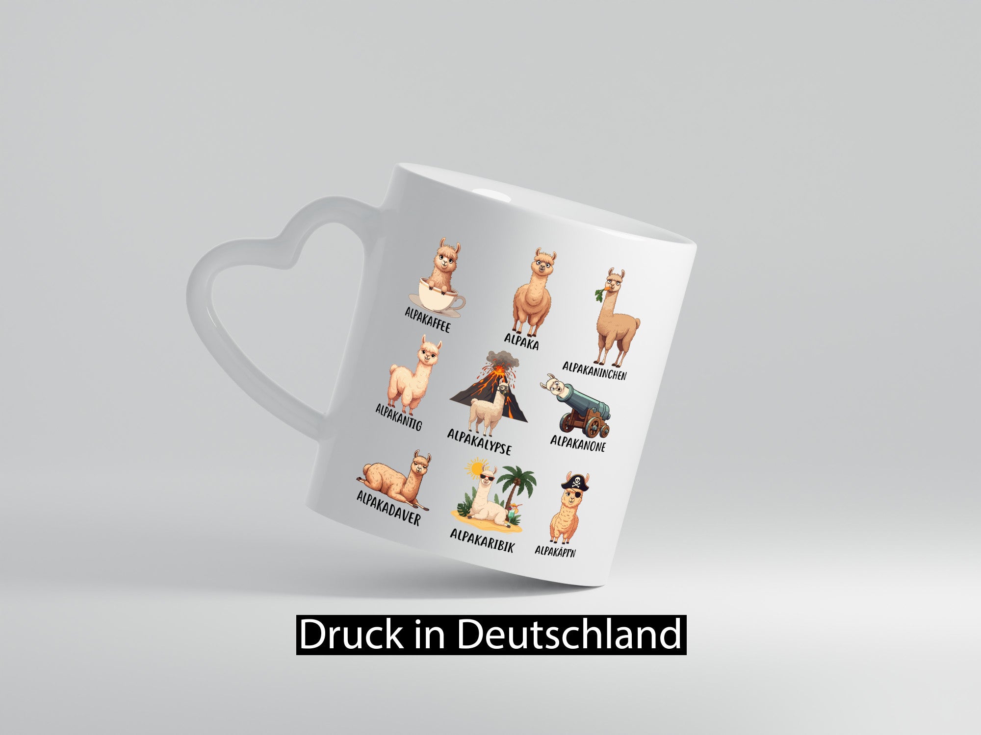 Lama | Wortspiel Alpakaherde Geschenk Humor Geschenkidee lustiger Spruch Tasse
