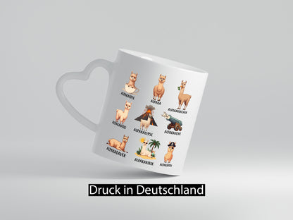 Lama | Wortspiel Alpakaherde Geschenk Humor Geschenkidee lustiger Spruch Tasse
