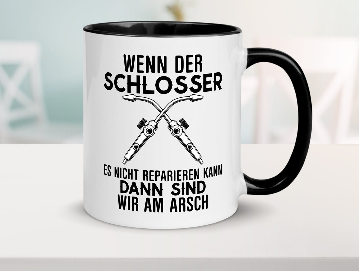 Der Schlosser lustiger Spruch Geschenk Humor Geschenkidee Tasse