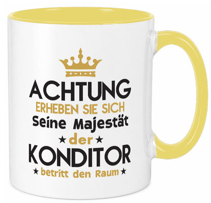 Seine Majestät Konditor | Konditorei Geschenkidee Humor Tasse