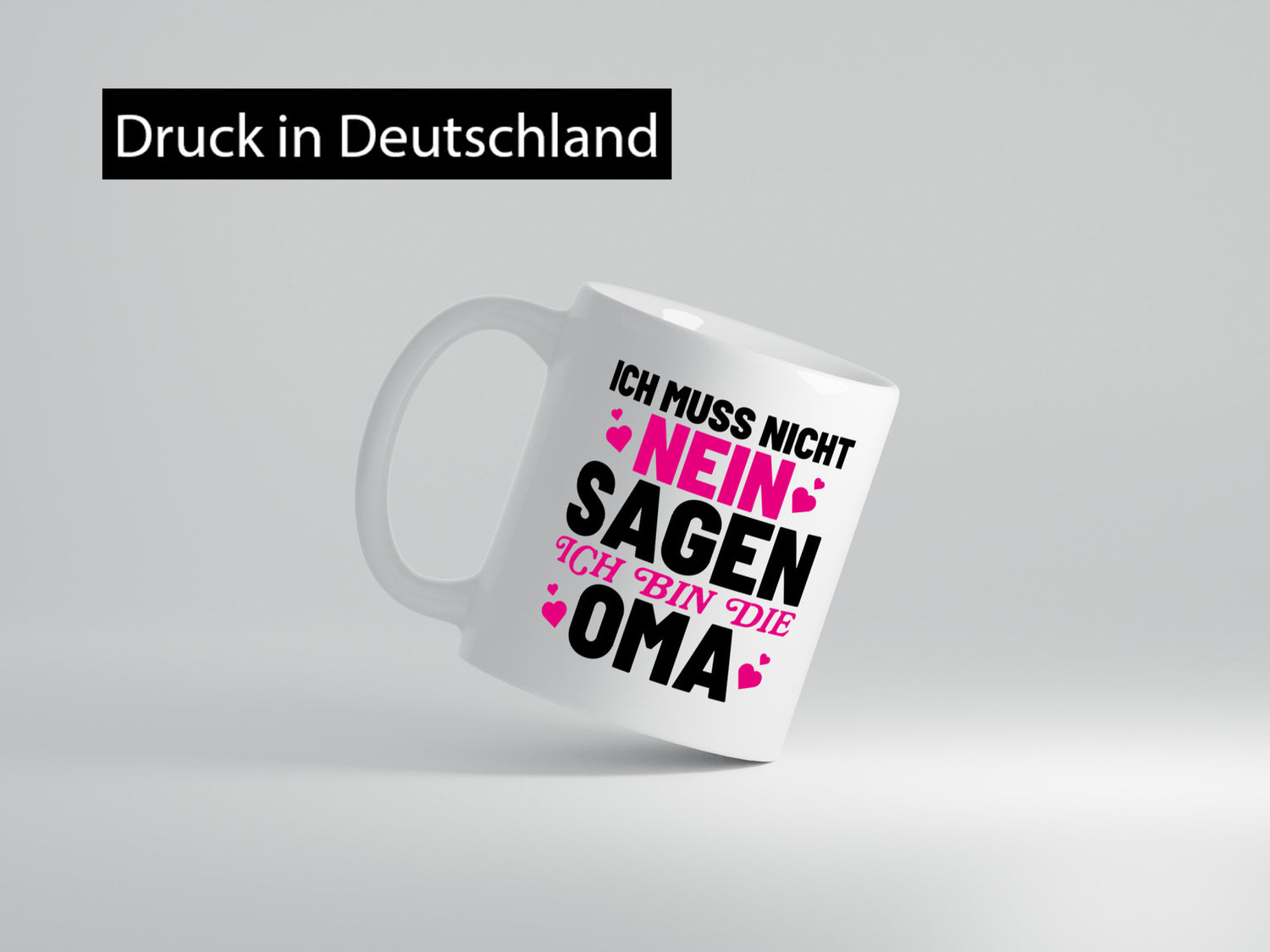 Oma sagt nie nein lustiger Spruch Geschenk Familie Geschenkidee Tasse