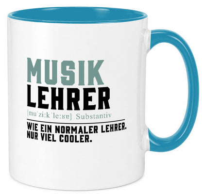 Musiklehrer | Lehrer Unterricht Lieblingslehrer Geschenkidee Humor Tasse