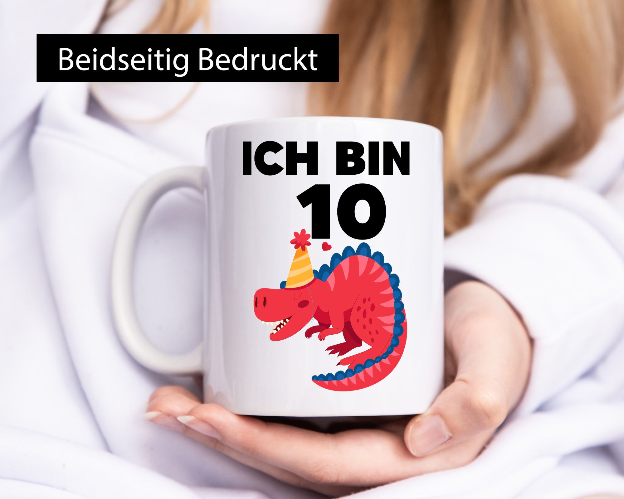 10. Geburtstag | Dino Dinosaurier 10 Jahre lustiger Spruch Geschenk
