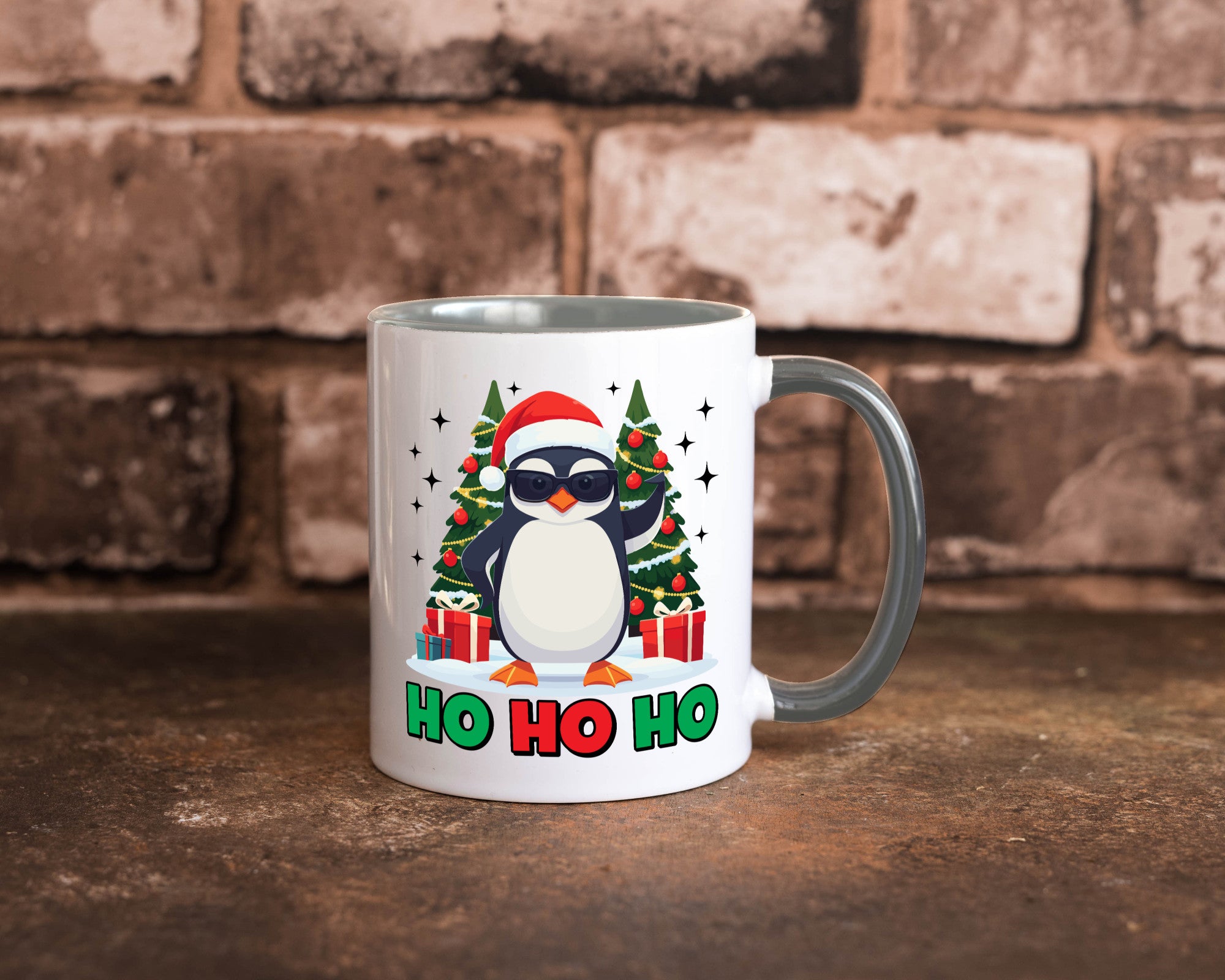 Ho | Weihnachts Pinguine Weihnachten lustig Humor Geschenkidee Geschenk Tasse