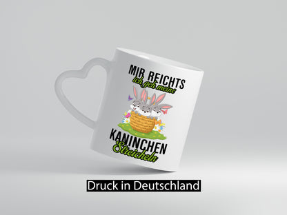 Ich geh meine Kaninchen streicheln | Hasen Geschenkidee Humor Tasse