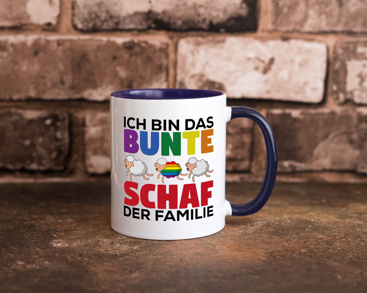 LGBTQ+ Tasse | Buntes Schaf Regenbogen Humor Geschenkidee