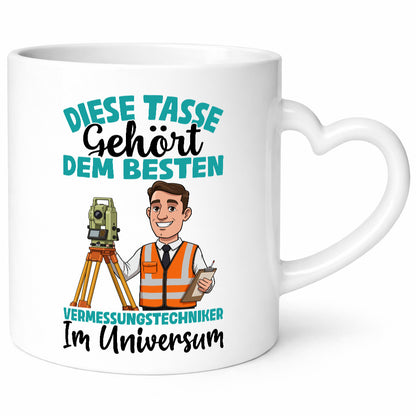 Im Universum: Vermessungstechniker | Techniker lustiger Spruch Geschenk Humor