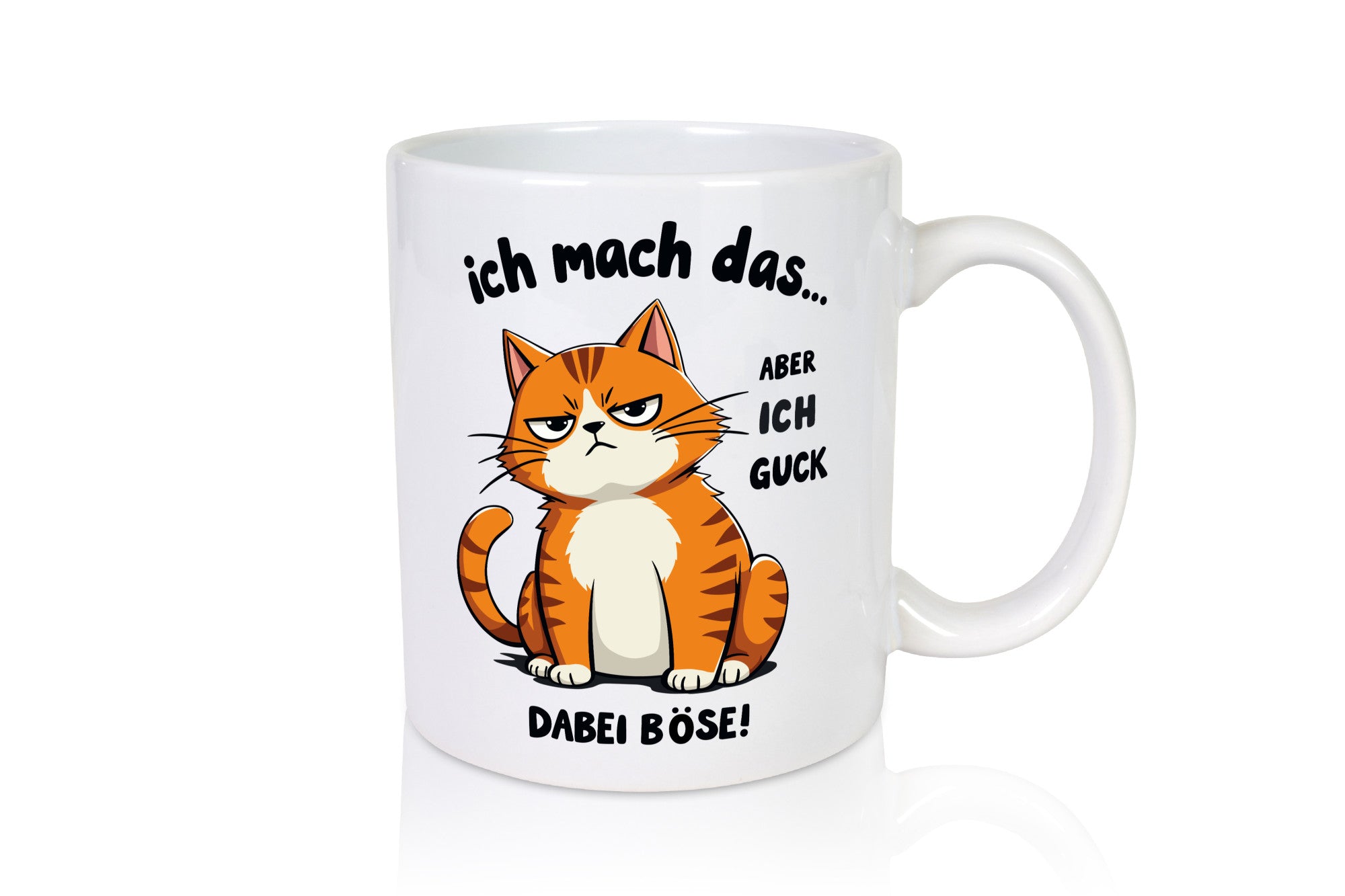 Ich guck dabei Böse | Katze Ironie Geschenk Tierliebhaber Humor lustiger Spruch