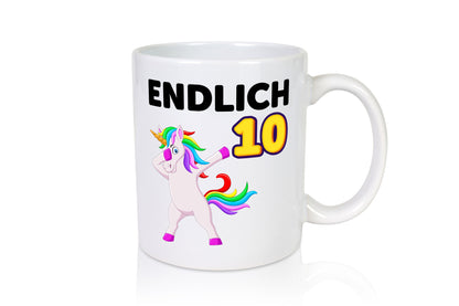 10. Geburtstag | endlich 10 Jahre Einhorn Mädchen lustig Geschenkidee Geschenk