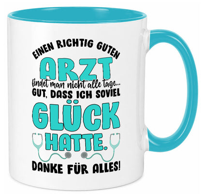 Richtig guter Arzt | Dankeschön Tasse Ärzte Spruch vl9 Humor Geschenkidee