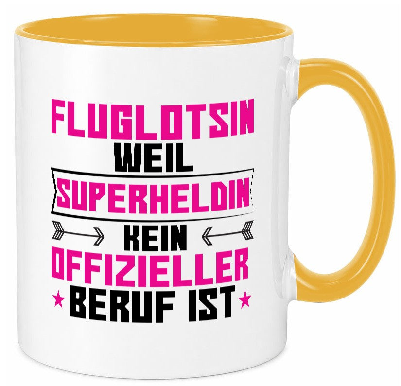 Superheldin Fluglotsin | Flughafen Flugverkehr Geschenkidee Humor Tasse