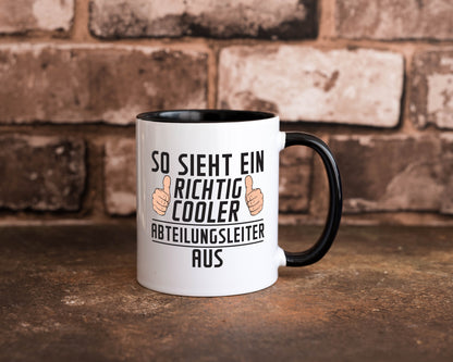 Richtig Cooler Abteilungsleiter| Führungskraft lustiger Spruch Geschenk Humor