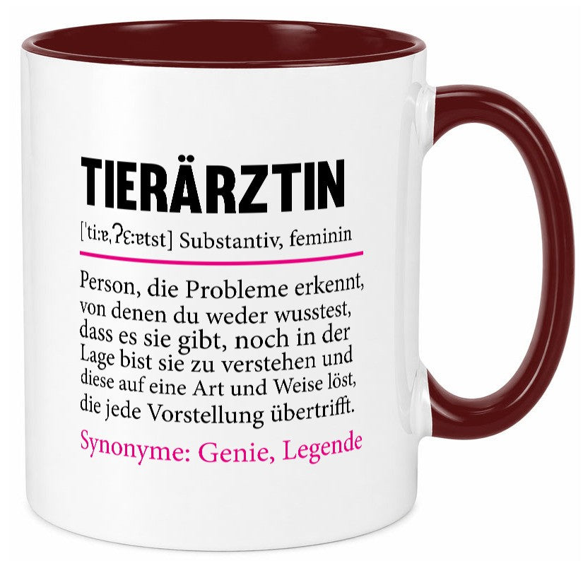Tierärztin | Mediziner lustiger Spruch Tiermedizin Humor Tierliebhaber Tasse