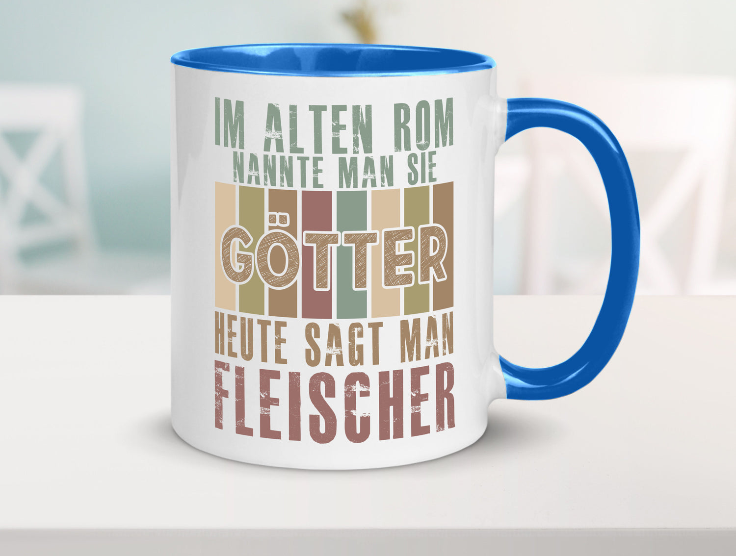 Heute sagt man: Fleischer | Schlachterei Humor Geschenkidee Tasse