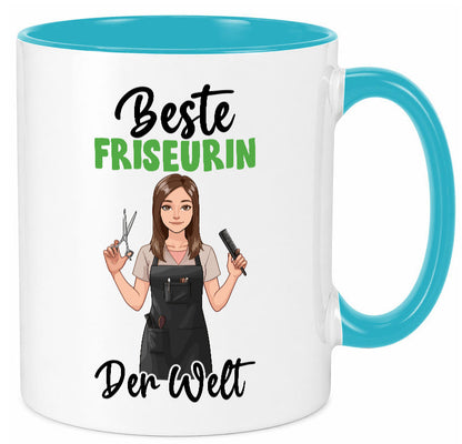 Beste Friseurin | Friseuse Frisuerin Geschenk Humor Geschenkidee lustiger
