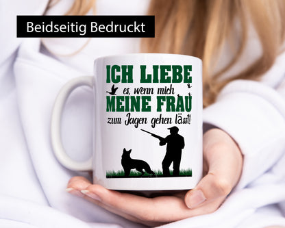 Ich liebe es wenn meine Frau mich Jagen lässt | Jäger Geschenk Humor