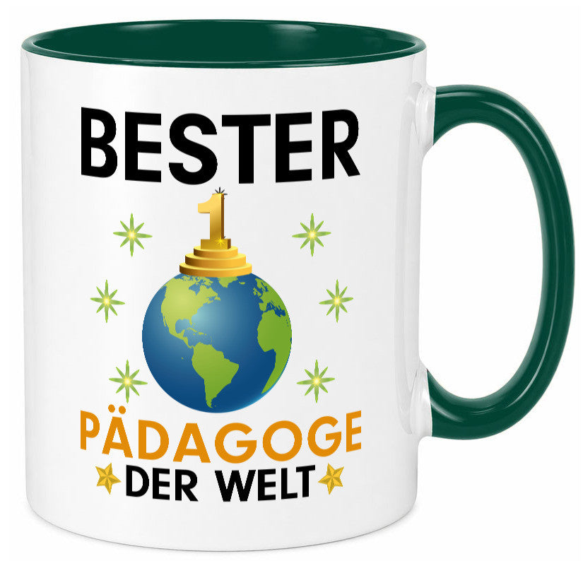 Welt Bester Pädagoge | Pädagogik Geschenk Humor Geschenkidee lustiger Spruch Tasse