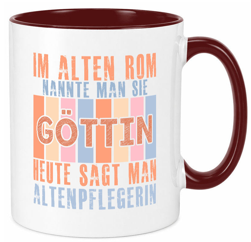 Heute sagt man: Altenpflegerin | Pflegepersonal Pflege Geschenk Humor