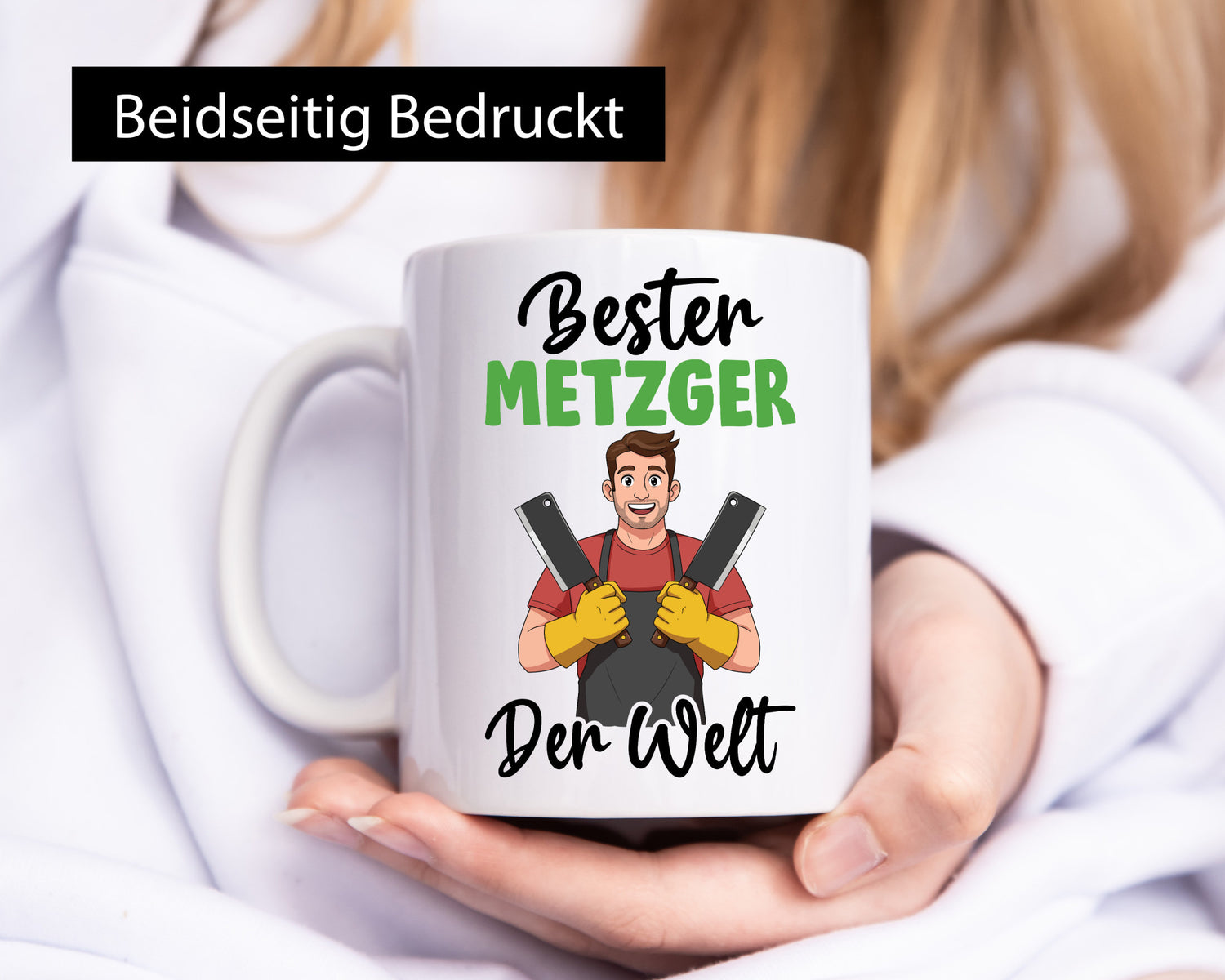 Bester Metzger | Fleischer Metzgerei v2 Geschenkidee Humor Tasse