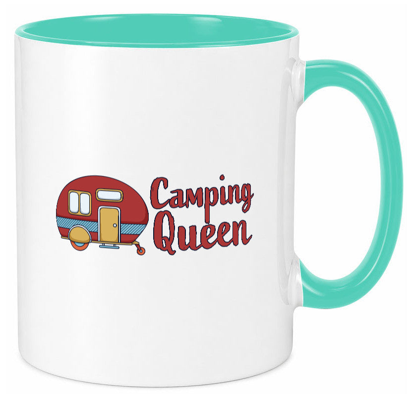 Camping Queen | Wohnanhänger Geschenk Humor Geschenkidee lustiger Spruch Tasse
