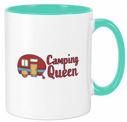 Camping Queen | Wohnanhänger Geschenk Humor Geschenkidee lustiger Spruch Tasse