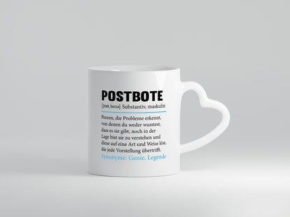 Postbote | Beruf Post lustiger Spruch Briefträger v2 Geschenk Arbeit Kollegen