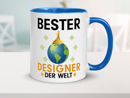 Welt Bester Designer Beruf | Mode Geschenk Arbeit Kollegen Büro lustiger Spruch