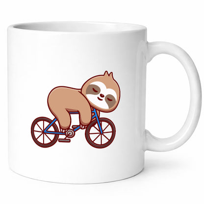 Faultier Tasse | Fahrrad Sportmuffel Fahrradmotiv lustig Tierliebhaber Humor
