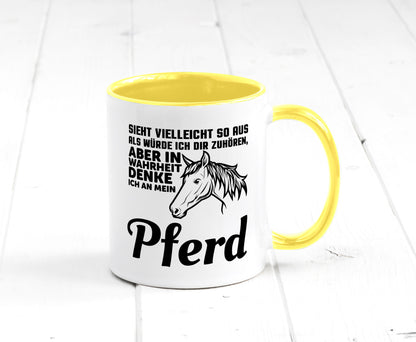 Pferde Spruch | Reiterin Tasse Pferdesport Reiten Humor Geschenkidee