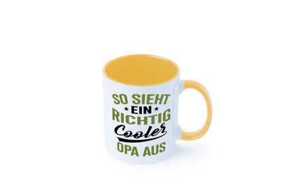 So sieht ein richtig Cooler Opa aus | Großvater Geschenkidee Familie Humor Tasse