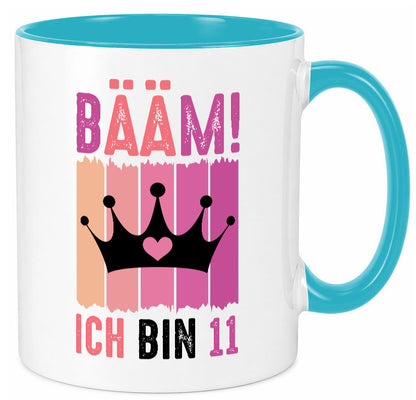 11. Geburtstag | 11 Jahre Bääm ich bin Krone Humor Geschenkidee Tasse