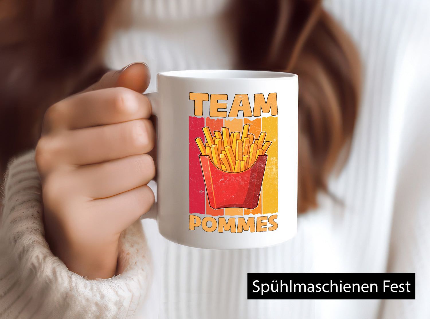 Team Pommes | Frites Liebhaber Humor Geschenkidee Tasse