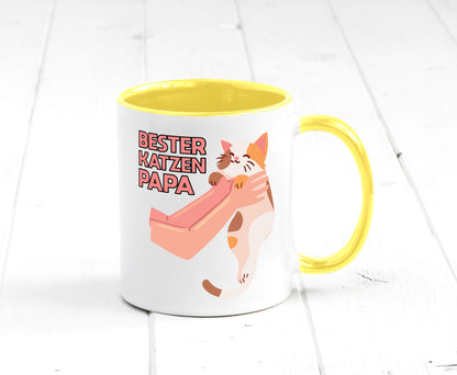 Bester Katzenpapa | Katze Gabel Geschenk Tierliebhaber Humor lustiger Spruch