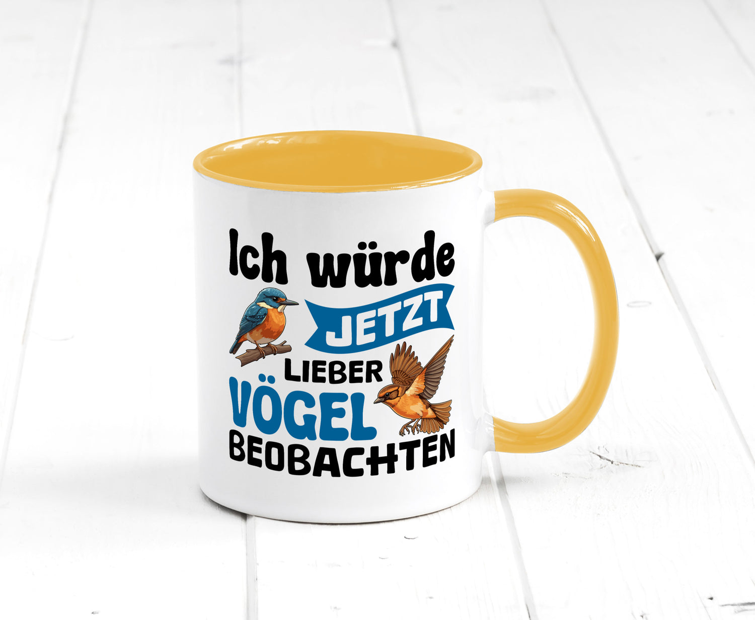 Vögel beobachten | Vogel lustig Humor Geschenkidee Geschenk Tasse