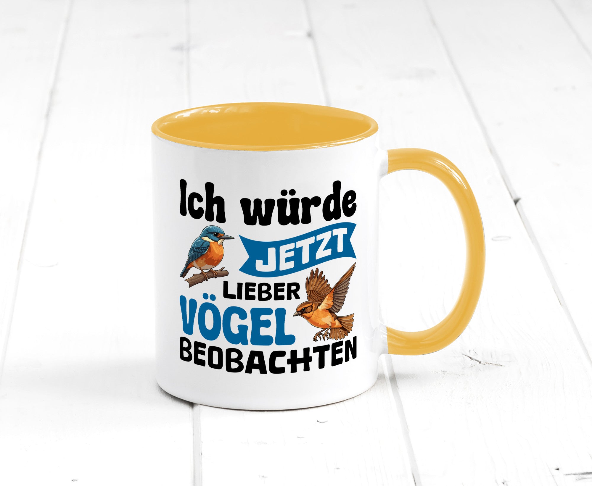 Vögel beobachten | Vogel lustig Humor Geschenkidee Geschenk Tasse