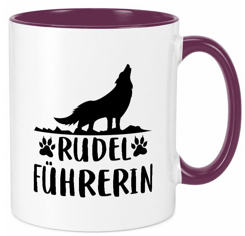 Rudelführerin | Frauen Tasse Hundebesitzerin Hund lustiger Spruch Geschenk
