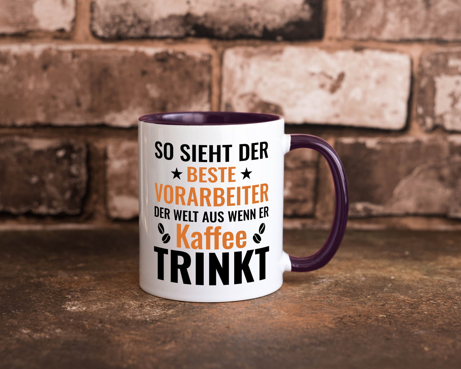 Kaffee trinkt: Vorarbeiter | Kollege Teamleiter Geschenk Arbeit Kollegen Büro