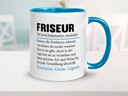 Friseur | Spruch Frisör Beruf lustig Humor Arbeit Kollegen Büro Geschenkidee