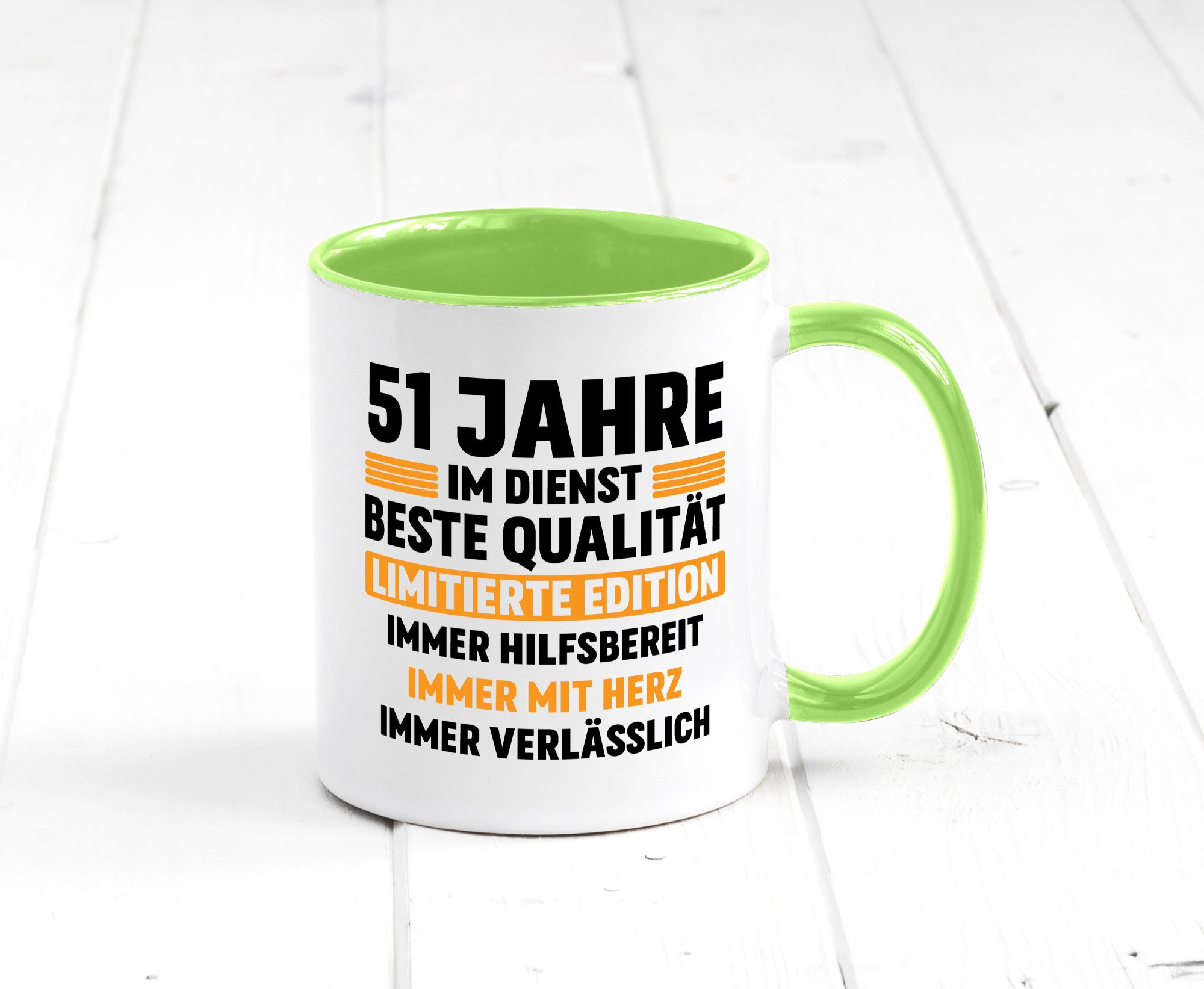51 Jahre im Dienst | Jubiläum Arbeit lustiger Spruch Geschenk Kollegen Büro