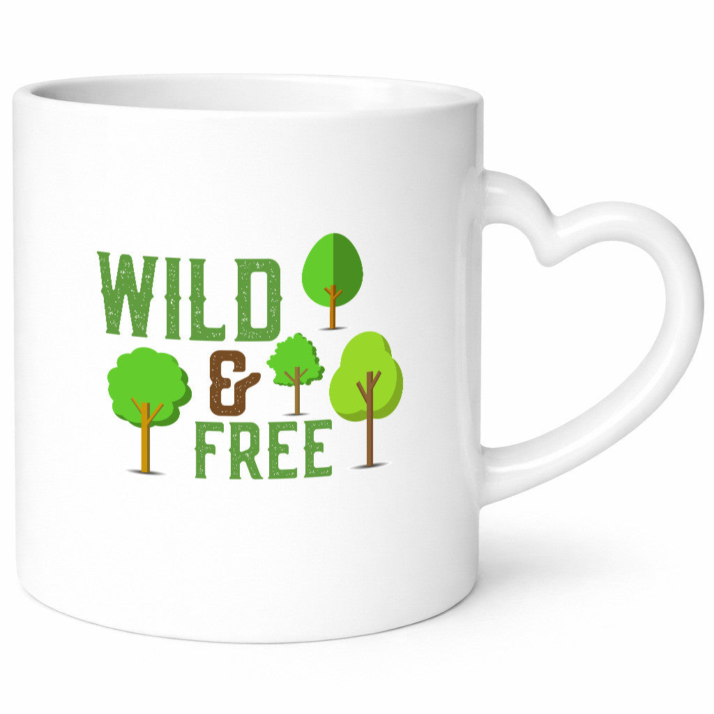 Wild and free | Freiheit Camper Hobbycamper Geschenkidee Humor Tasse