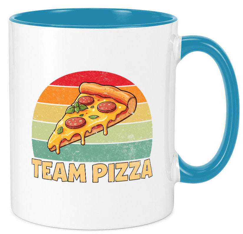 Team Pizza | Pizzaliebhaber Lover v2 Geschenkidee Humor Tasse