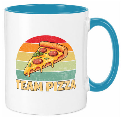 Team Pizza | Pizzaliebhaber Lover v2 Geschenkidee Humor Tasse