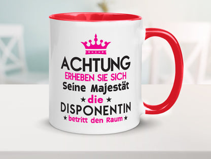 Seine Majestät Disponentin | Zuteilerin Geschenk Humor Geschenkidee lustiger