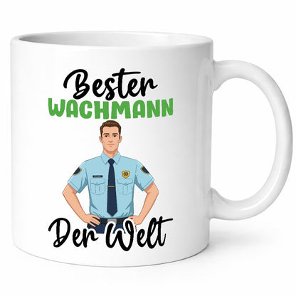 Bester Wachmann | Wachpersonal Nachtwächter v2 Geschenk Humor Geschenkidee